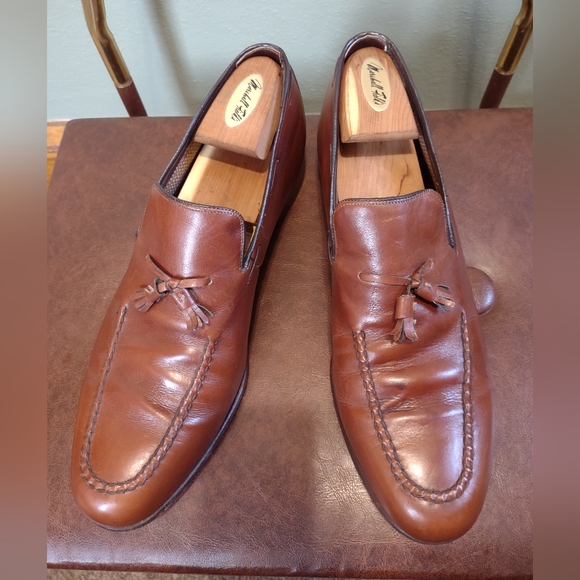 Johnson & Murphy Shoes Brown Mens Tassel Loafers Johnson Murphy